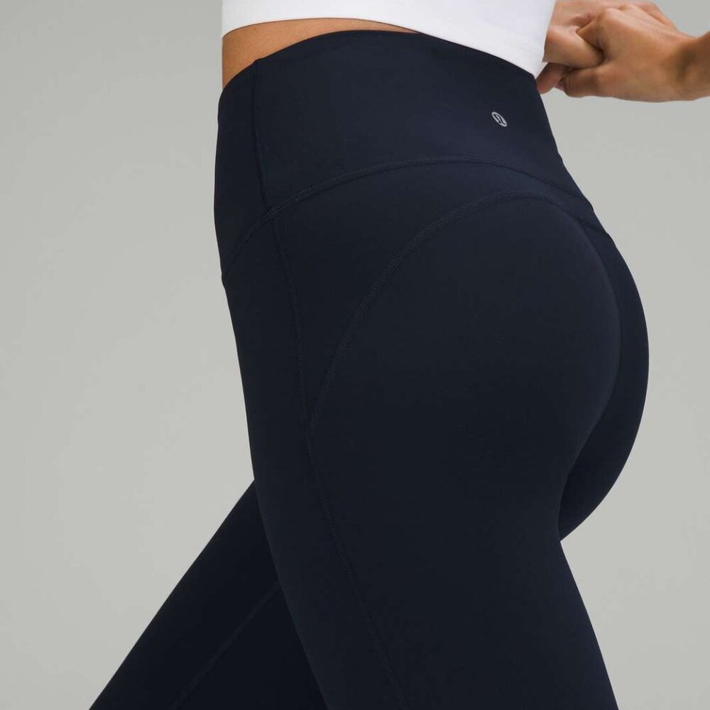 LIKE NEW Lululemon Groove Super-High-Rise Flared Pant *Nulu True BLACK size 10